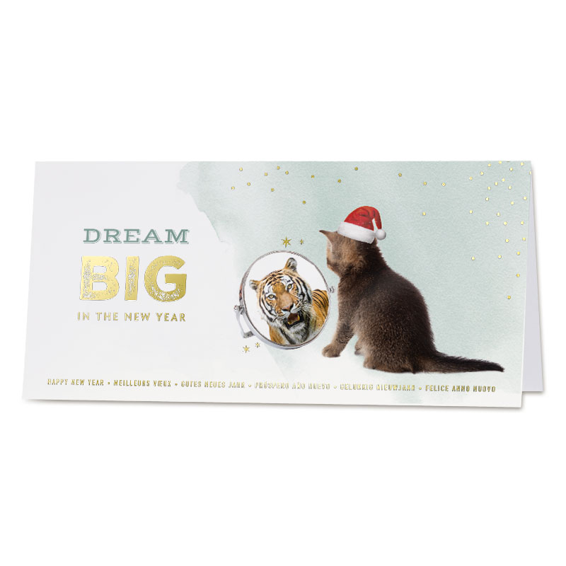 Carte De Vœux Entreprise Chaton Humoristique Et Aquarelle 840 030 Buromac Carte De Vœux Entreprise Chaton Humoristique Et Aquarelle 840 030 Buromac