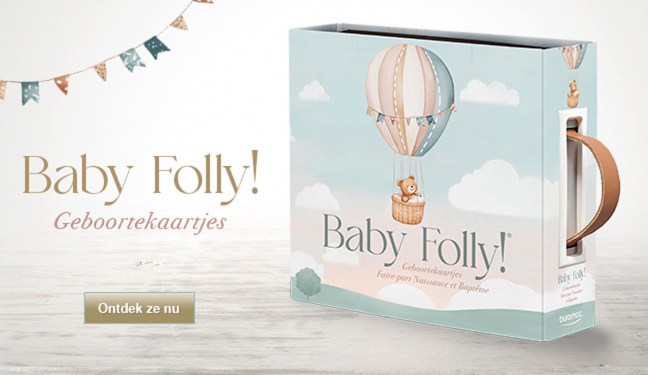 Nieuwe geboortecollectie Baby Folly 2025