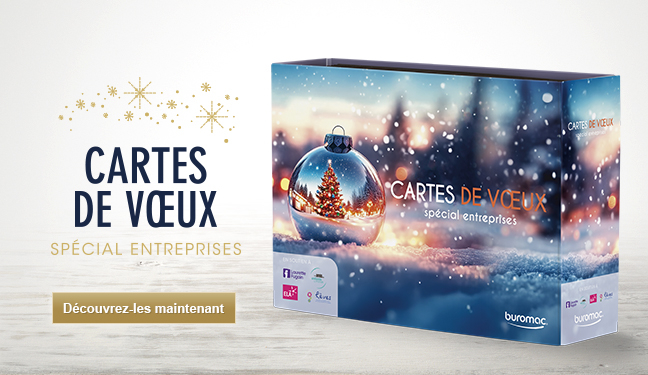 Cartes de vœux Buromac 2026