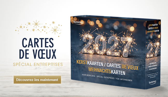 Cartes de vœux entreprises Buromac 2027
