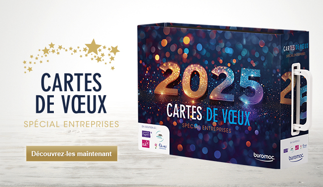 Cartes de vœux entreprises Buromac