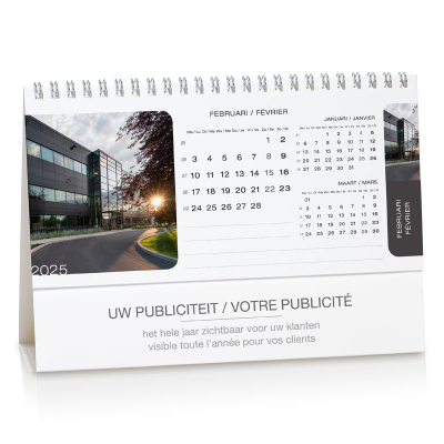 Calendrier de bureau sur mesure - aperçu de 3 mois (084.203)