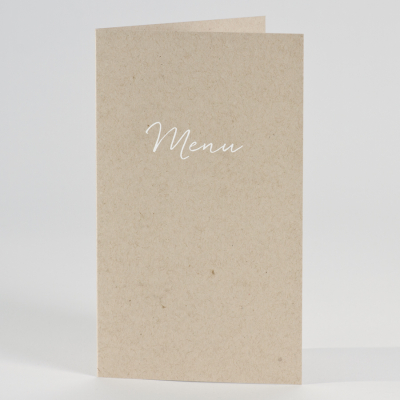 Menu mariage "écolochic" (206.037)