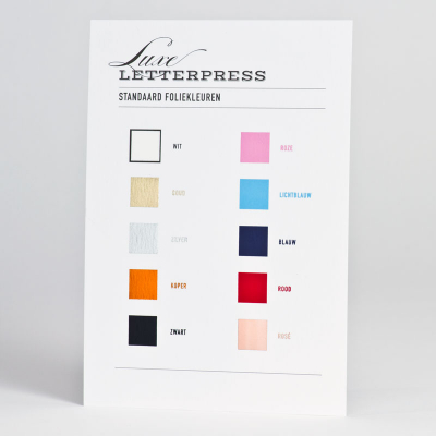 Letterpress de Luxe écologique  (333.032)