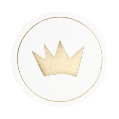 Timbre couronne dorée (576.101)