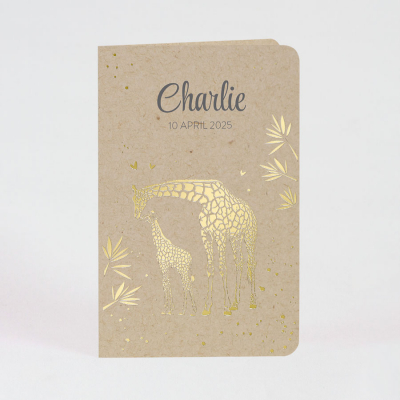 Faire-part kraft et dorure (581.050)
