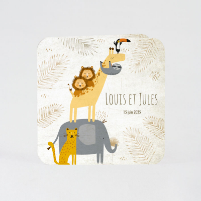 Faire-part lionceaux pour jumeaux
 (581.097)