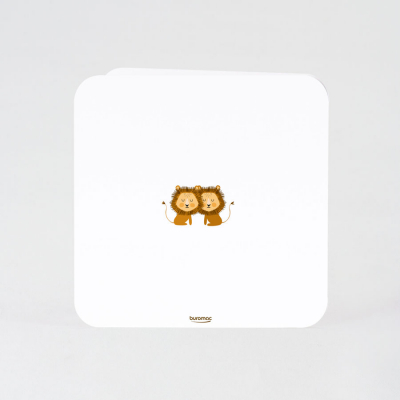 Faire-part lionceaux pour jumeaux
 (581.097)