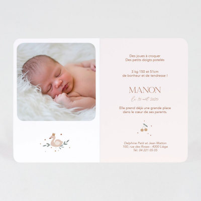 Faire-part naissance ronde de jouets vintages
 (581.099)