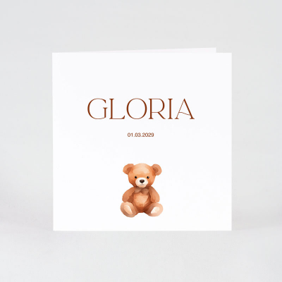 Faire-part naissance petit nounours  (585.058)
