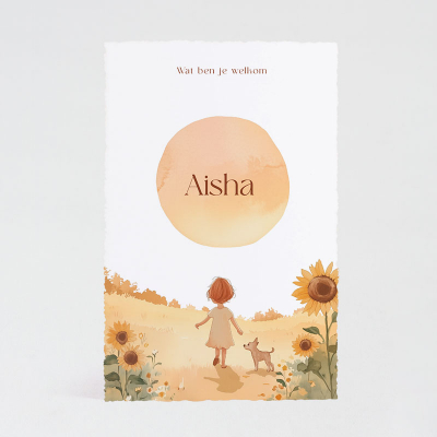 100% Personnalisable - faire-part naissance 11 x 17 cm (585.204)