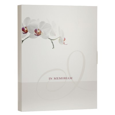 Boîte deuil orchidée grand format
 (610.112)