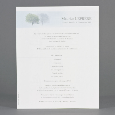 Billet civil 2 arbres (620.162)