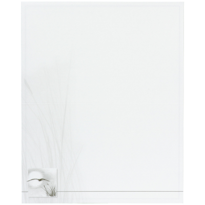 Billet double civil soleil et oiseau (631.070)
