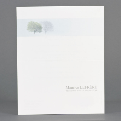 Billet double avec 2 arbres  (631.162)