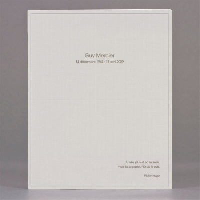 Billet double structure de lin imprimée  (631.178)