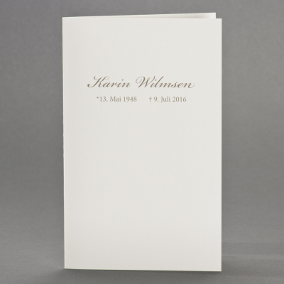 Carte double allongée blanche  (642.004)