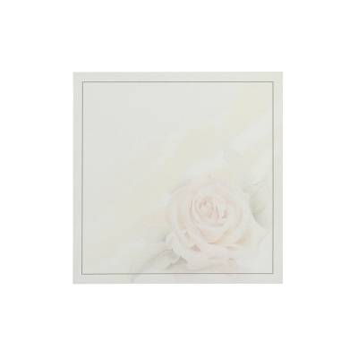 Souvenir mortuaire crème et rose saumon (650.054)