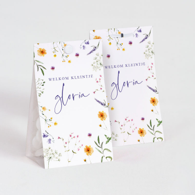 Etui à dragées fleurs des champs (745.009)