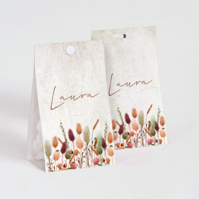 Etui à dragées fleurs champêtres (745.017)
