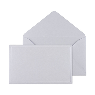 Grijze enveloppe met fijn grijs kader (069.062)