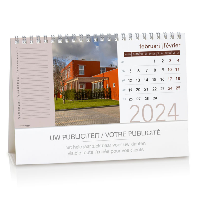Bureaukalender op maat met overzicht huidige maand met memo (084.201)