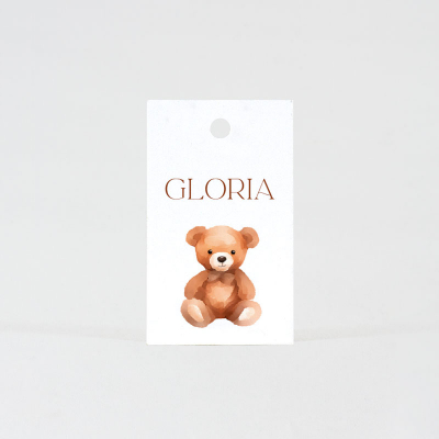 Label klassieke teddybeer (535.058)
