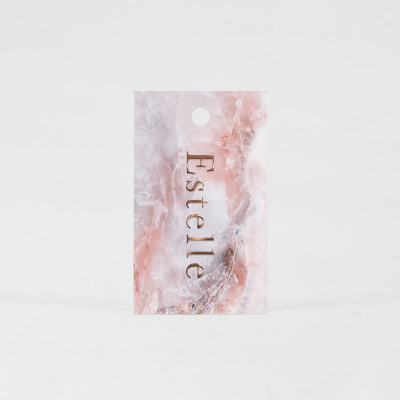 Label roze marmerlook - personalisatie in folie (535.075)