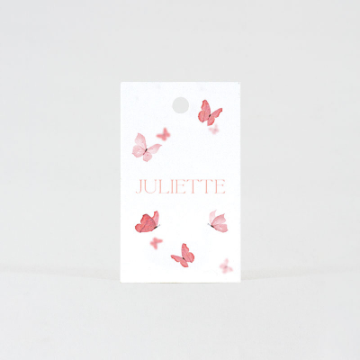 Label roze vlinders (535.159)
