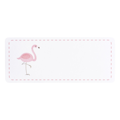 Adresetiket roze flamingo (576.208)