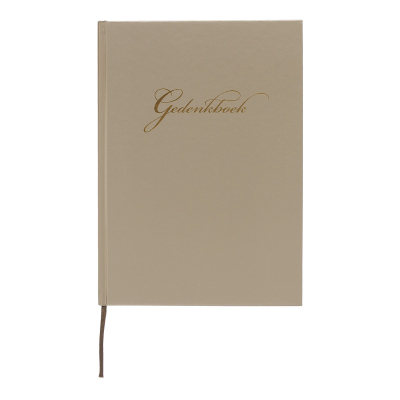 Rouwregister Goldline met sfeervol beeldmateriaal - In Memoriam  (610.045)