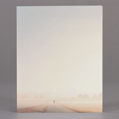 Dubbele rouwbrief de fietser  (631.182)