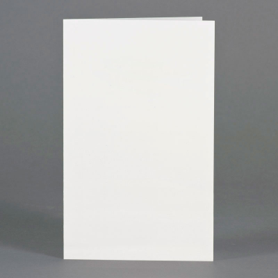 Dubbele rouwkaart in mat crème papier per 1 - 250g (642.049)