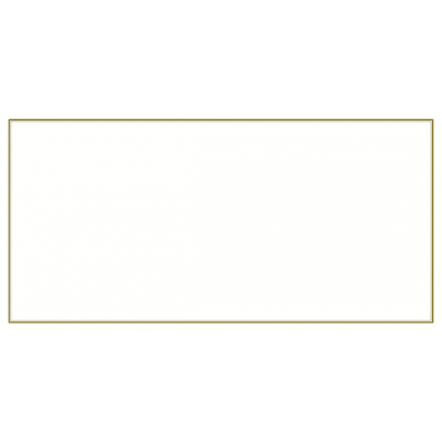 Rechthoekige rouwkaart met dubbele bruine rand (642.902)