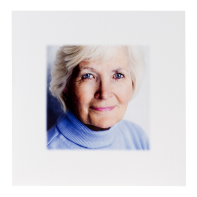 Vierkant wit blanco rouwprentje - coupon per 6 (661.117)