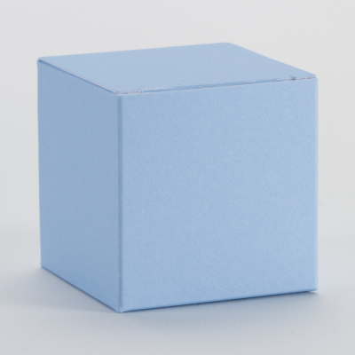 Lichtblauwe kubus (714.033)