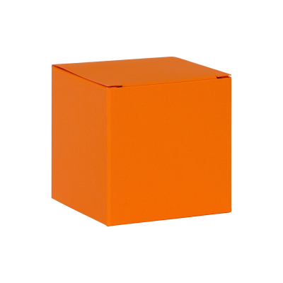 Blanco oranje kubus met plat deksel (719.005)