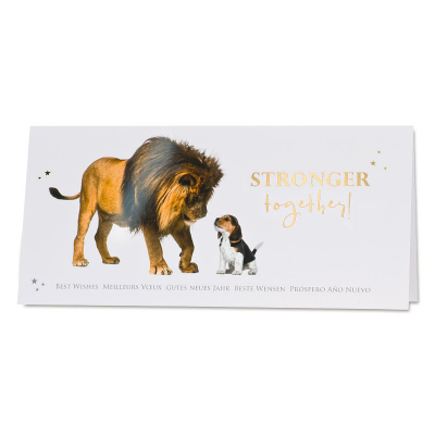 Nieuwjaarskaart Stronger together (848.009)