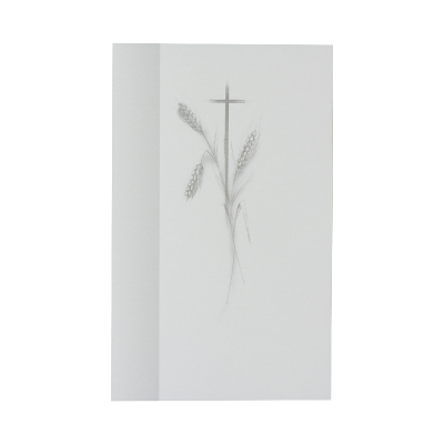 Doppelkarte mit Kreuz und Kornähre (640.093)