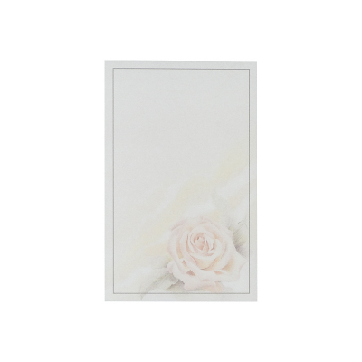 Trauerbild mit rosa Rose und grauem Rahmen zu 1-Nutzen (650.028)