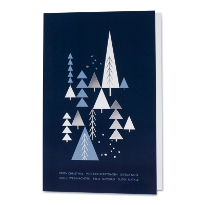 Weihnachtskarte mit Fantasie Baumlandschaft (847.068)
