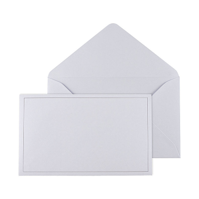 Enveloppe blanche 19.5 * 12 cm (069.009)