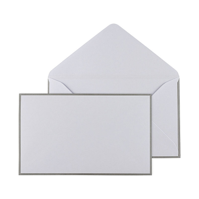 Enveloppe blanche 19.5 * 12 cm (069.012)