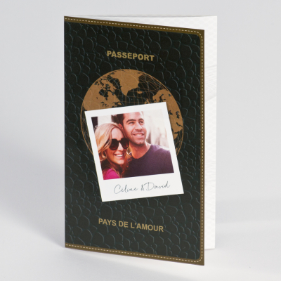 Carte passeport imitation cuir (106.076)