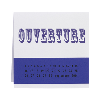 Invitation bicolore carré blanc et violet (313.117)