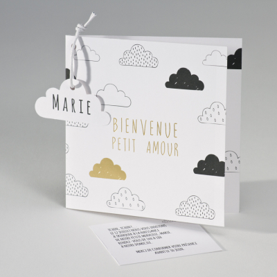 Faire-part pluie de bonheur (507.011)