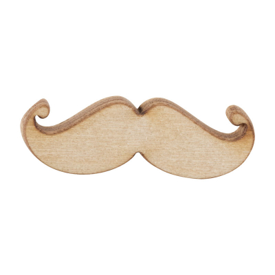 Motif en bois moustache (559.002)