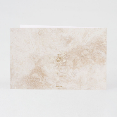 Faire-part naissance fond marbré beige (581.047)