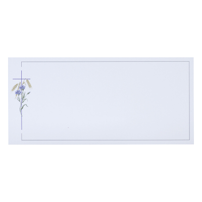 Carte  religieuse 2 bleuets, 2 épis de blé
 (643.005)