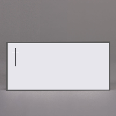 Carte  religieuse bord gris foncé
 (644.018)